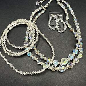 Lot #186 - Sparkly Crystal Necklaces and Earrings