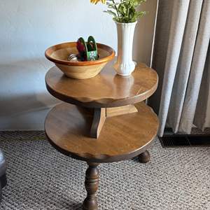 Lot #322 - Tiered Table