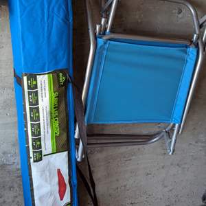 Lot #450 - New 10x10 Canopy and Beach Chair 