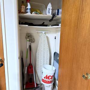 Lot #383 - Cleaning Supplies and Eureka Vacuum