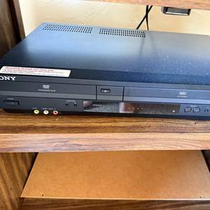 Lot #392 - Sony VHS and DVD Player