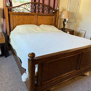 Lot #400 - Bed Frame and Mattress