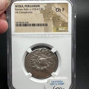 Lot #1 - NGC Graded, Mysia, Pergamum Roman rule one 33–67 BC 