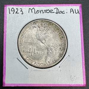 Lot #51 - 1923 Commemorative 90% silver half dollar