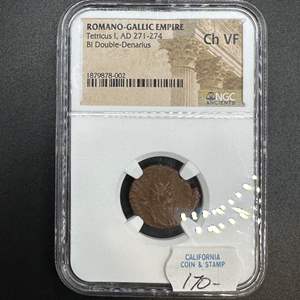 Lot #57 - NGC Graded, Roman Gallick Empire, Tetricus A.D. 271–274