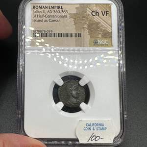 Lot #59 - NGC Graded, Roman Empire Julian II A.D. 360–363