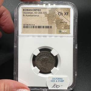 Lot #60 - NGC Graded, Roman Empire, Diocletian, A.D. 284–305