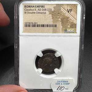 Lot #61 - NGC Graded, Roman Empire, Claudius II, A.D. 268–270