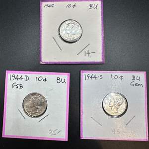 Lot #85 - 1930’s Mercury Silver Dimes