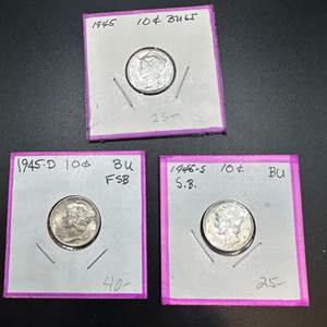 Lot #86 - 1930’s Mercury Silver Dimes