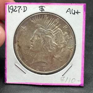 Lot #132 - 1927D Peace Silver Dollar