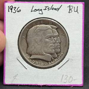 Lot #146 - 1936 Commemorative 90% Silver Half Dollar