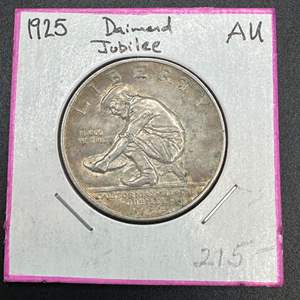 Lot #251 - 1925 U.S. CALIFORNIA Commemorative 90% Silver Half Dollar