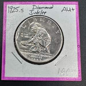 Lot #262 - 1925S U.S. CALIFORNIA Commemorative 90% Silver Half Dollar