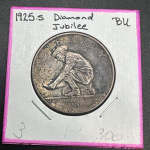 Lot #264 - 1925S U.S. CALIFORNIA Commemorative 90% Silver Half Dollar