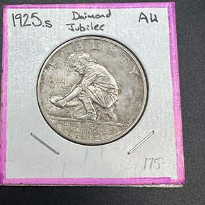 Lot #265 - 1925S U.S. CALIFORNIA Commemorative 90% Silver Half Dollar