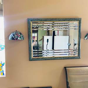 Lot #13- Large Mid- Century Style, Vintage Mirror