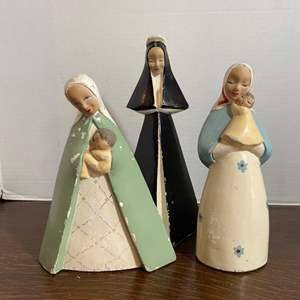 Lot #84- (3) 1940’s Hedi Schoop Figurines From Switzerland 