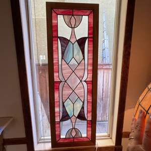 Lot #113- Vintage Stained Glass Window