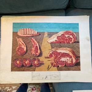 Lot #123- Salvador Dali Signed & Numbered Lithograph “Les Entre Plats Sodamises”