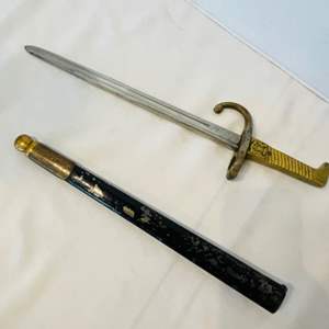 Lot #135- Antique Gras Bayonet Converted to Chilean Police Side Arm