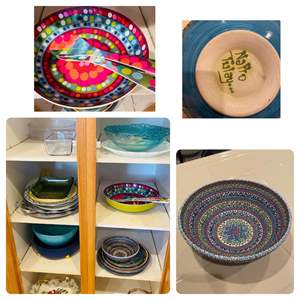 Lot #147- Collection of Plates, Bowls, Platters, Serving Dishes, & More