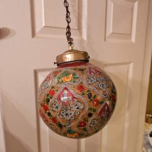 Lot #245- 1970s Glove Pendant Light