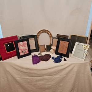 Lot #258- Assortment of Frames & Tassels 