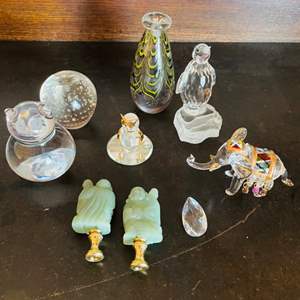 Lot #284- Collectibles...Baccarat, Swarovski  & Other Crystal & Glass