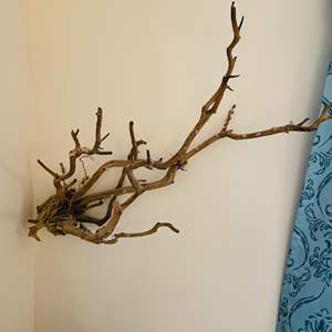 Lot #294- Home Made Jewelry Tree.  Hung on wall