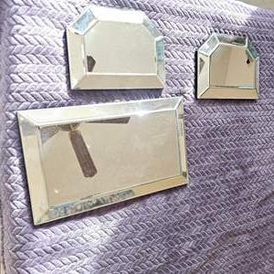 Lot #302- (3) PC Mirror Set