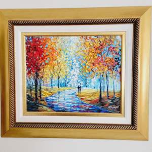 Lot #1- Signed Slava Ilyayer Oil on Canvas Painting 