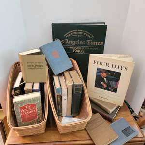 Lot #13- Vintage Collectable Books ; Autobiography of Benjamin Franklin, Assassination JFK and More