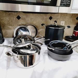 Lot #42- Nice Pots and Pans