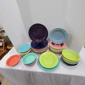 Lot #58-Fiestware Dishes 