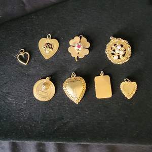 Lot #126-14K Gold Charms (8) Tested and Marked 36.18g