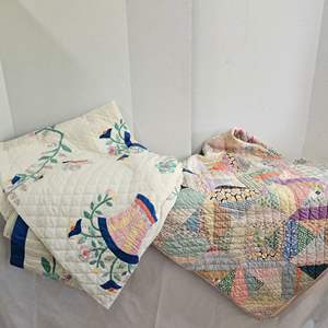 Lot #174- (2) Handmade Quilts NICE