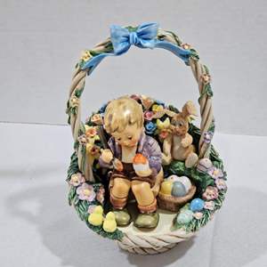 Lot #231-XXL 1998 Goebel Hummel “joy of spring” Figurine