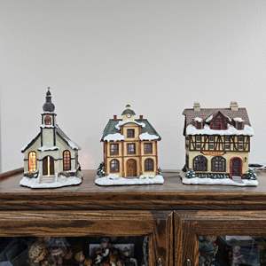 Lot #279- (3) Dept 56 Christmas Houses