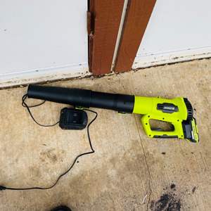 Lot #340- Battery Operated Leaf Blower With Charger